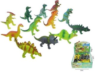 Dinozaur gumowy z grochem 663816