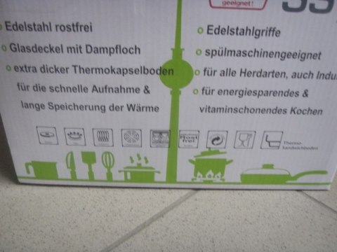 Komplet garnków nierdzewnych 7el. BERLINER | 16627