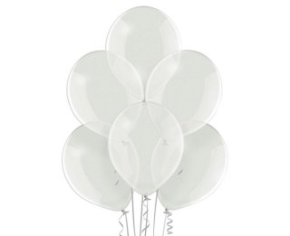Balony 100szt. PRZEZROCZYSTE ''10'' | G90/00