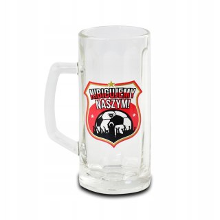 Kufel 500ml KIBICUJEMY NASZYM