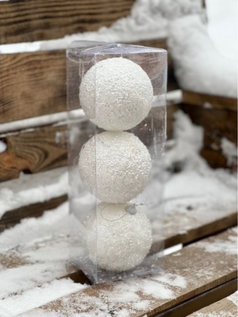 Bombka 3szt. ORNAMENT 10cm | WAD9088 Bombka 3szt. ORNAMENT 10cm | WAD9088