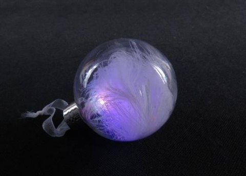 Bombka led PIÓRKA 8cm Bombka led PIÓRKA 8cm