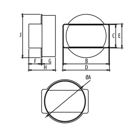 Łącznik przekrojów zmiennych 100/110x55 D/ZK dOSPEL 007-0219 Łącznik przekrojów zmiennych 100/110x55 D/ZK dOSPEL 007-0219