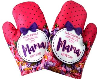 Rękawica kuchenna Najlepiej smakuje gdy mama gotuje R45