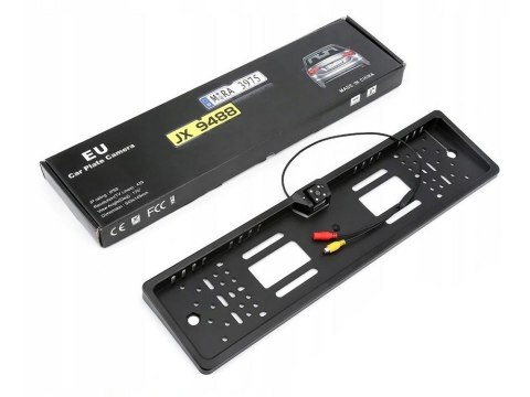 Kamera cofania w ramce tablicy rejestracyjnej z diodami led ir Kamera cofania w ramce tablicy rejestracyjnej z diodami led ir