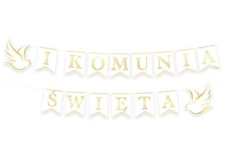 Banner komunijny Pierwsza Komunia Święta 250 cm | 127476