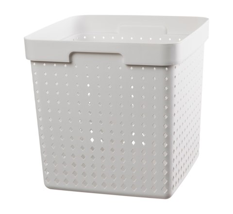 Koszyk na drobiazgi SEOUL XL 21l biały | 6026 Koszyk na drobiazgi SEOUL XL 21l biały | 6026