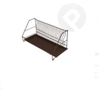 Suszarka do naczyń I poziomowa brązowa