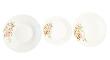 Zestaw 18 talerzy KWIATY Zestaw 18 talerzy KWIATY