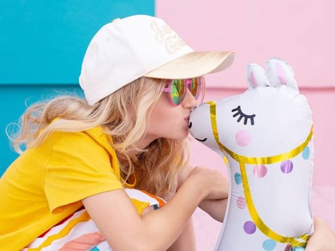 Balon foliowy - Lama Alpaka - Biała - 39 x 61 cm Balon foliowy - Lama Alpaka - Biała - 39 x 61 cm