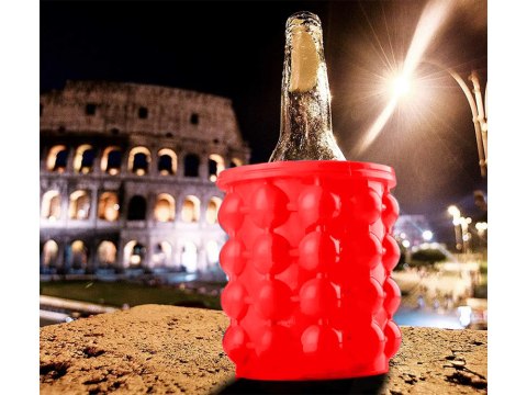 Forma do lodu silikonowa wiaderko kubek kostkarka kostki lodu foremka lód Forma do lodu silikonowa wiaderko kubek kostkarka kostki lodu foremka lód