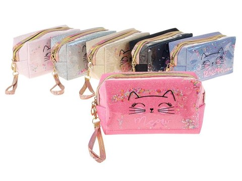 Kosmetyczka przezroczysta zapinana zamkiem 18 x 11 x 7cm Kosmetyczka przezroczysta zapinana zamkiem 18 x 11 x 7cm