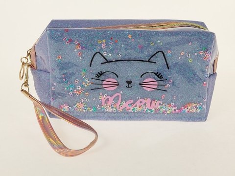 Kosmetyczka przezroczysta zapinana zamkiem 18 x 11 x 7cm Kosmetyczka przezroczysta zapinana zamkiem 18 x 11 x 7cm