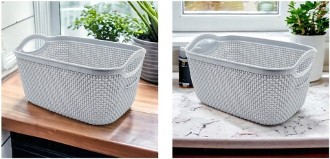 Koszyk plastikowy 13l PEARL 4255 szary Koszyk plastikowy 13l PEARL 4255 szary