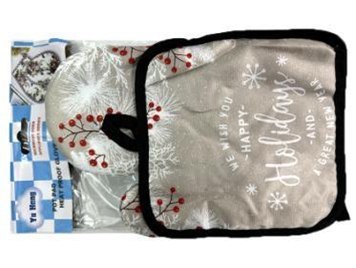 Kpl.podkładka zestaw kuchenny łapka + podkładka święta BOŻE NARODZENIE Kpl.podkładka zestaw kuchenny łapka + podkładka święta BOŻE NARODZENIE