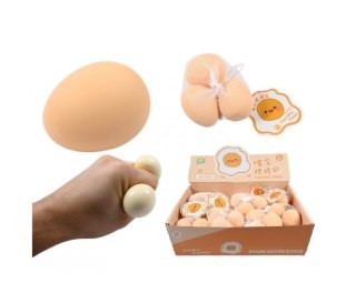 Gadżet gniotek jajka siatka 6,5cm 3szt.