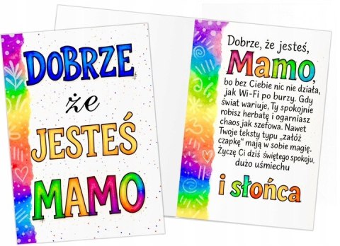 Karnet B6 DOBRZE ŻE JESTEŚ MAMO