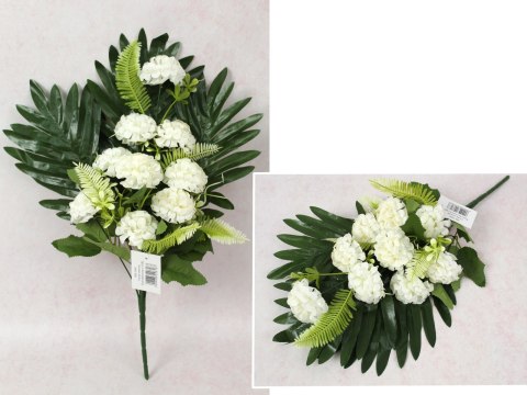Bukiet CHRYZANTEMA wys. 45 cm, 9 łodyg (9 kwiatów 6x3 cm) BIAŁA MH-004C Bukiet CHRYZANTEMA wys. 45 cm, 9 łodyg (9 kwiatów 6x3 cm) BIAŁA MH-004C