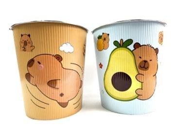 Kosz plastikowy okrągły do pokoju biura łazienki 27,5cm / 25,5cm Kosz plastikowy okrągły do pokoju biura łazienki 27,5cm / 25,5cm