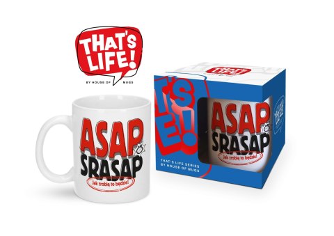 Kubek 300ml THAT'S LIFE ASAP SRASAP - JAK ZROBIĘ TO BĘDZIE!