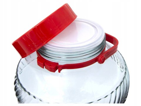 Słój szklany z uchwytem słoik do kiszenia 1l